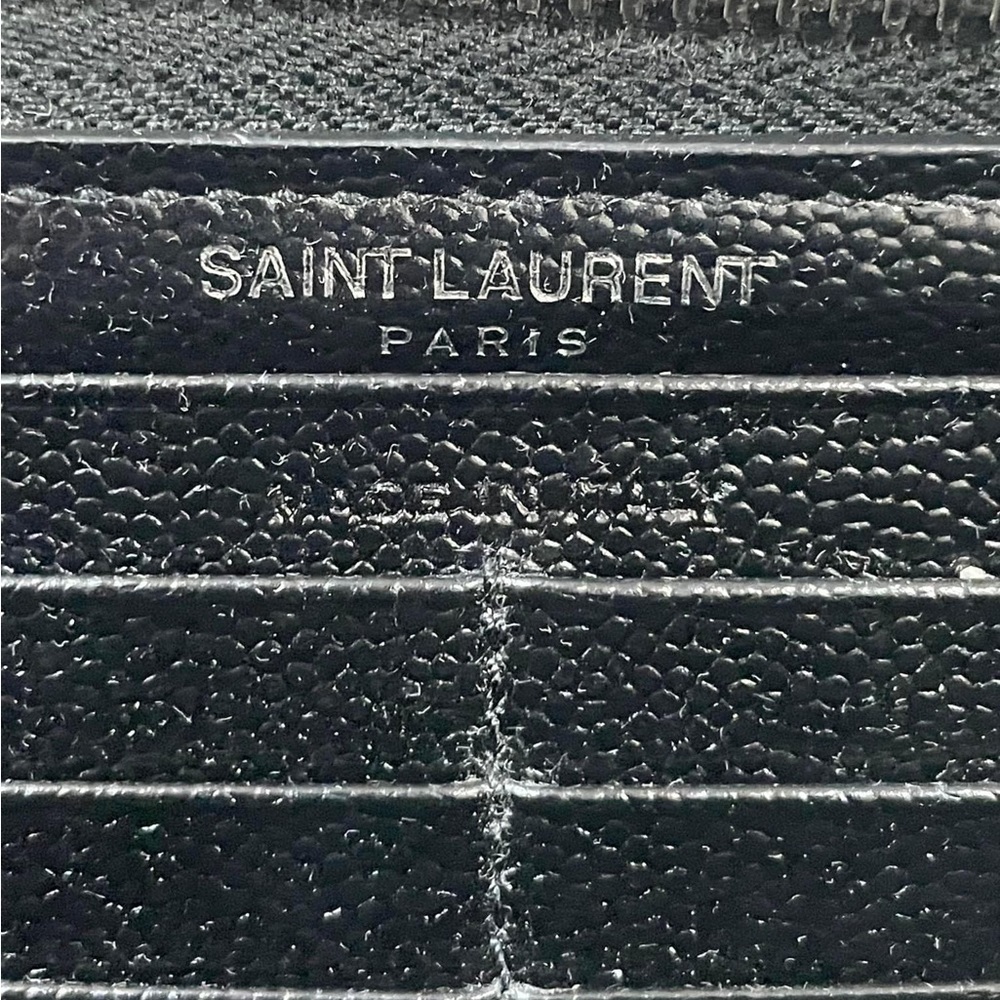 🖤YSL Monogram Zipped Around Wallet in SHW🖤 - Picture 13 of 15